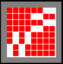 Sparsity pattern after optimization